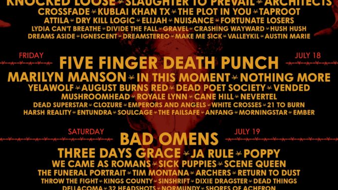 Rock Fest 2025 lineup