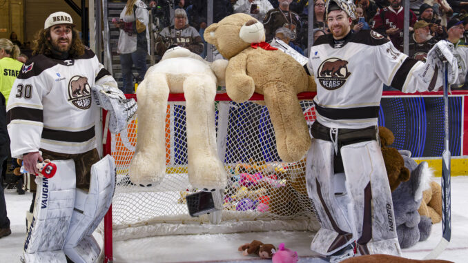 Hershey Bears 2025 Teddy Bear Toss Sets New Hockey Record