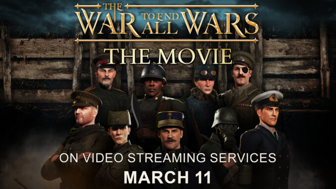 SABATON - “THE WAR TO END ALL WARS - THE MOVIE” HITS VIDEO STREAMING PLATFORMS ON MARCH 11