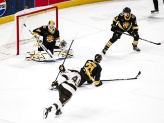 BEARS RING IN NEW YEAR WITH 4-3 SHOOTOUT WIN OVER BRUINS