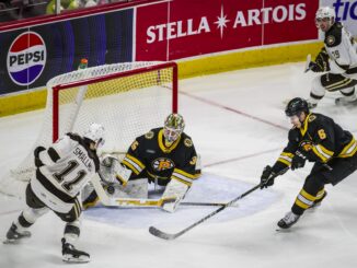 Sgarbossa, Smallman Power Bears to 5-1 Teddy Bear Toss Win Over Bruins