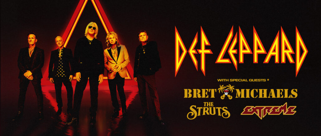 DEF LEPPARD ANNOUNCES 2025 U.S. TOUR DATES WITH SPECIAL GUESTS BRET MICHAELS, THE STRUTS, AND EXTREME