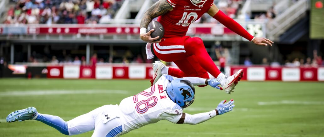 DC Defenders Edge Arlington Renegades in Thrilling 33–30 Victory at Audi Field DC Defenders Edge Arlington Renegades in Thrilling 33–30 Victory at Audi Field